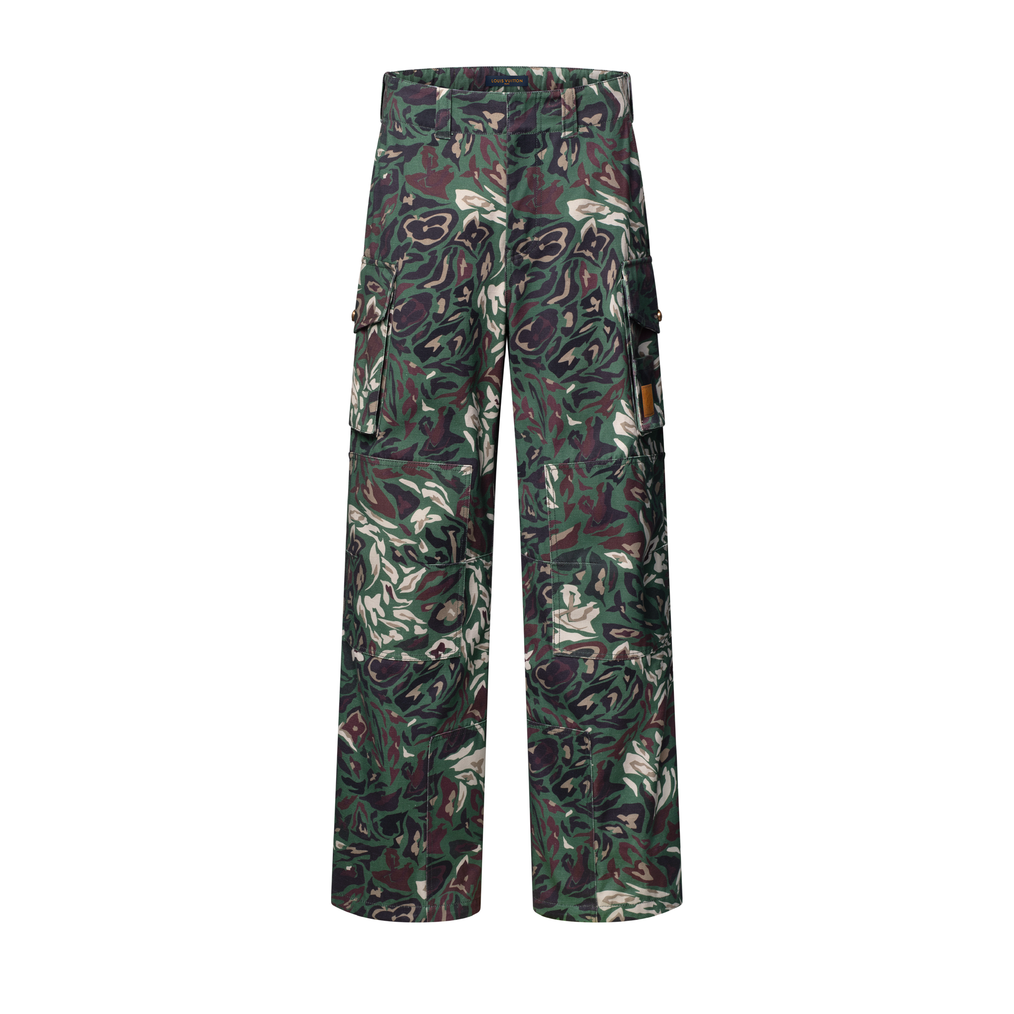 2000s lois 迷彩 cargo flare gimmick pants louis-vuitton--